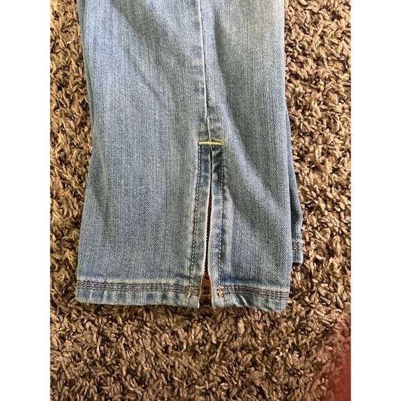 Vintage Jordache Women's 80's light wash jean capri zippers on the ankles size 4 - Picture 11 of 12